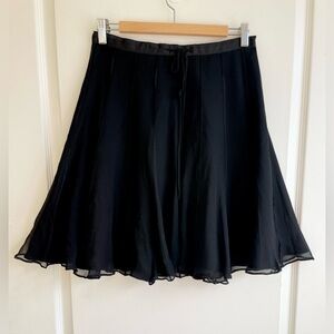 Vintage Y2K WD NY Silk A Line Skirt Size 8 Whimsigoth Fairy Coquette